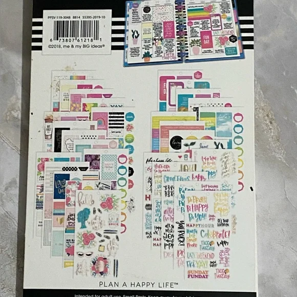 Set of 2 - The Happy Planner Stickers - Squad Life & Happy Quotes - Picture 5 of 5